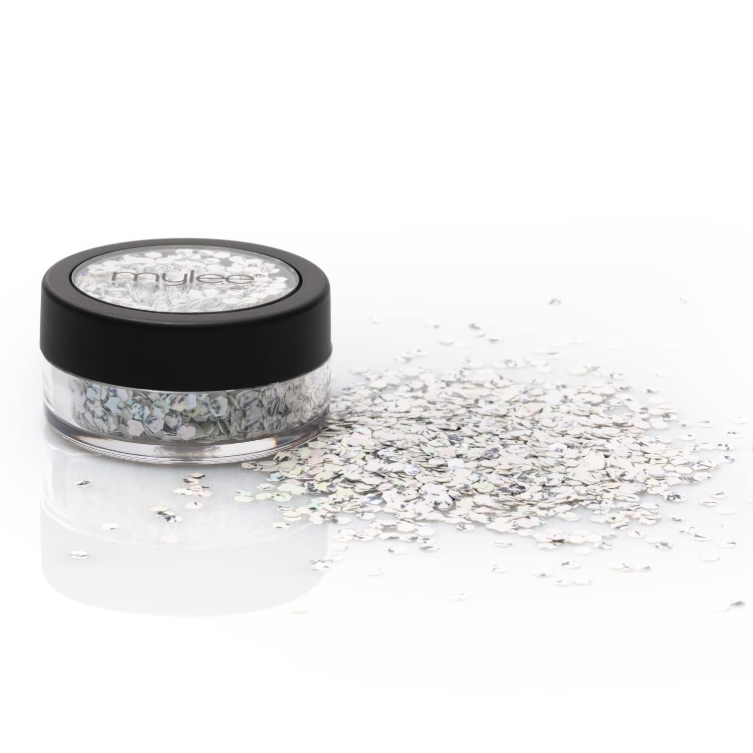 Mylee All That Glitters [Lively] - 101 Glitter Colour Choices - DIY Nail Decoration, Holographic Dust Powder - Ideal for Nail Art & Crafts