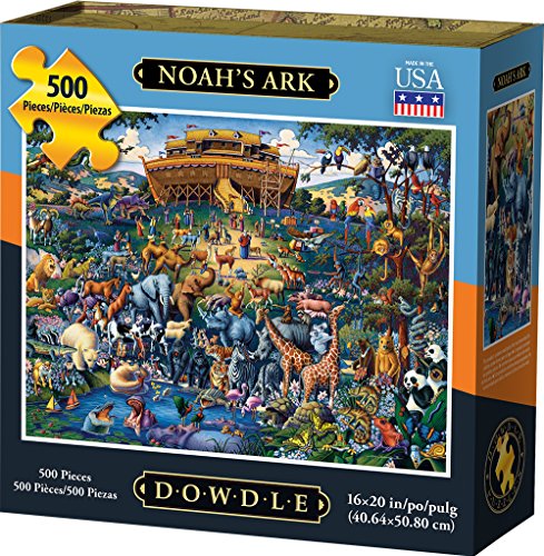 Dowdle Folk Art Puzzles - Noah's Ark Puzzle, 500 Pieces
