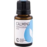 Rocky Mountain Oils Calming Essential Oil Blend with Aromatherapy Oils for Diffuser and Topical - Relaxing Essential Oils - 15ml