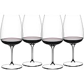 Riedel GRAPE Cabernet/Merlot/Cocktail - Red Wine &amp; Cocktail Glass - 4 Pack - Dishwasher Safe, Crystal Glass - 5424/0-US