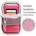 iPhone 13 Pro Max Armband, Universal Phone Pouch Galaxy Note 20 9 Running Armband Outdoor Sports Key Card Slot Arm Band Gym Wrist Bag Touchscreen Sleeve for iPhone 12 Pro Max 8 Plus Smartphone Pink