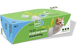 Van Ness Extra Large Drawstring Cat Litter Box Liners, 6-Count, DL7