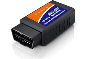 MOCATEC WiFi ELM327 OBD2 Scanner Reader Adapter Compatible with iPhone and Android Phones WiFi OBD 2 ELM 327 Reader Scanner Adapter Diagnostic Tool for Cars and Light Pickup Truck