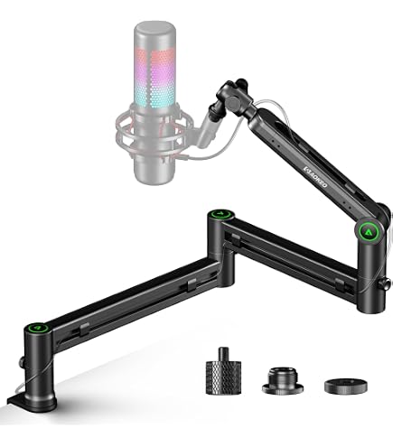 Asta a giraffa per microfono con base tripode Asta a giraffa per microfono con base tripode
