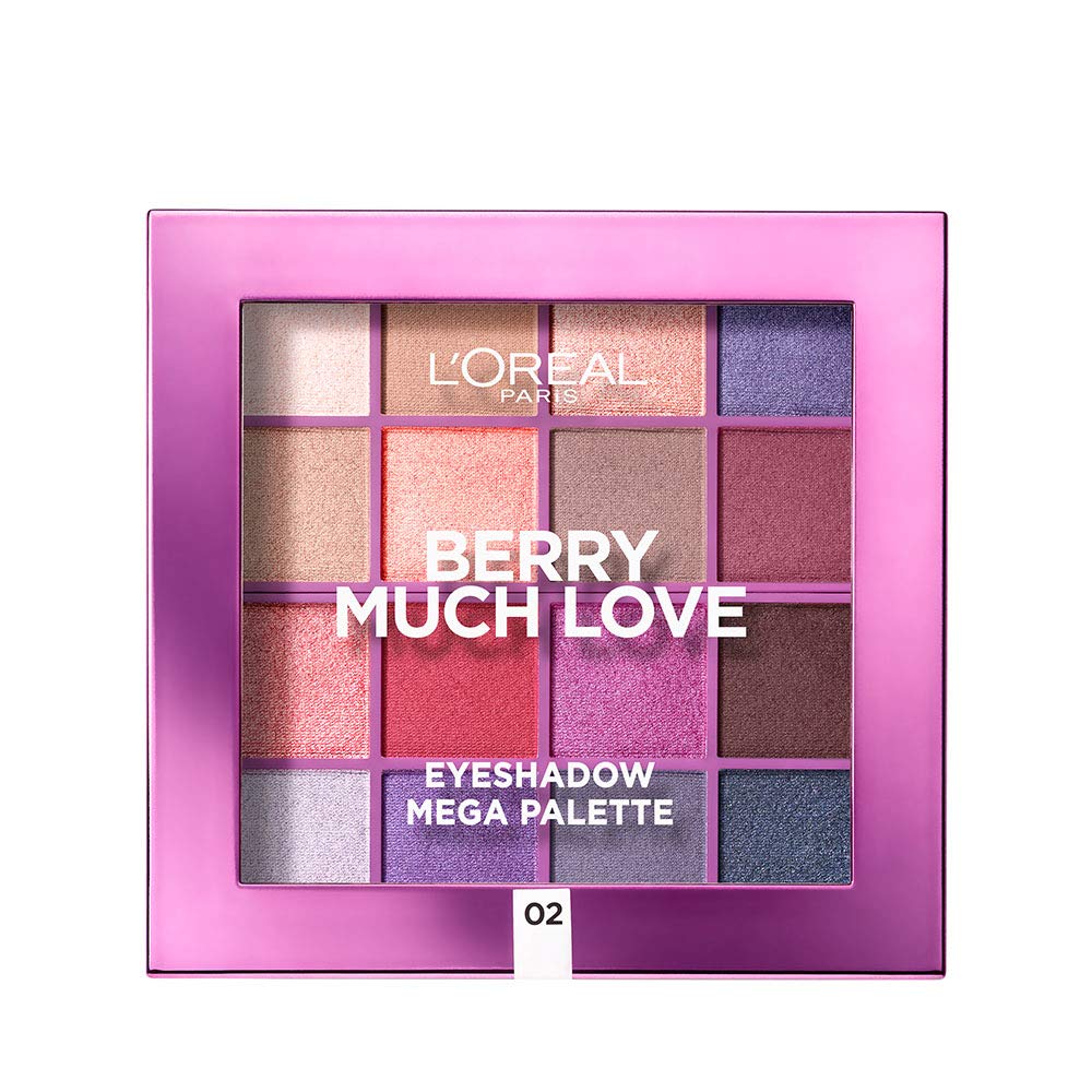 L'Oreal Cosmetics Paris Berry Much Love 16 Shade Eyeshadow Palette