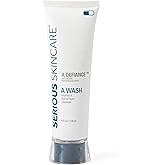 Serious Skincare - Gentle Cleansing and Exfoliating Retinol Facial Wash - Skin Hydrating Gel to Foam Cleanser - Clarify Pores - Removes Makeup, Oil, and SPF - Avena Sativa Extract - 4 Fl. Oz.
