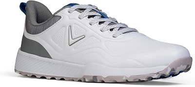 Callaway GTX Waterproof Spikeless Shoe White/Blue UK 8