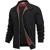 COOFANDY Mens Lightweight Jackets Casual Windbreaker Zip Up Coat Stand Collar Golf Jacket Stylish Fall Work Business