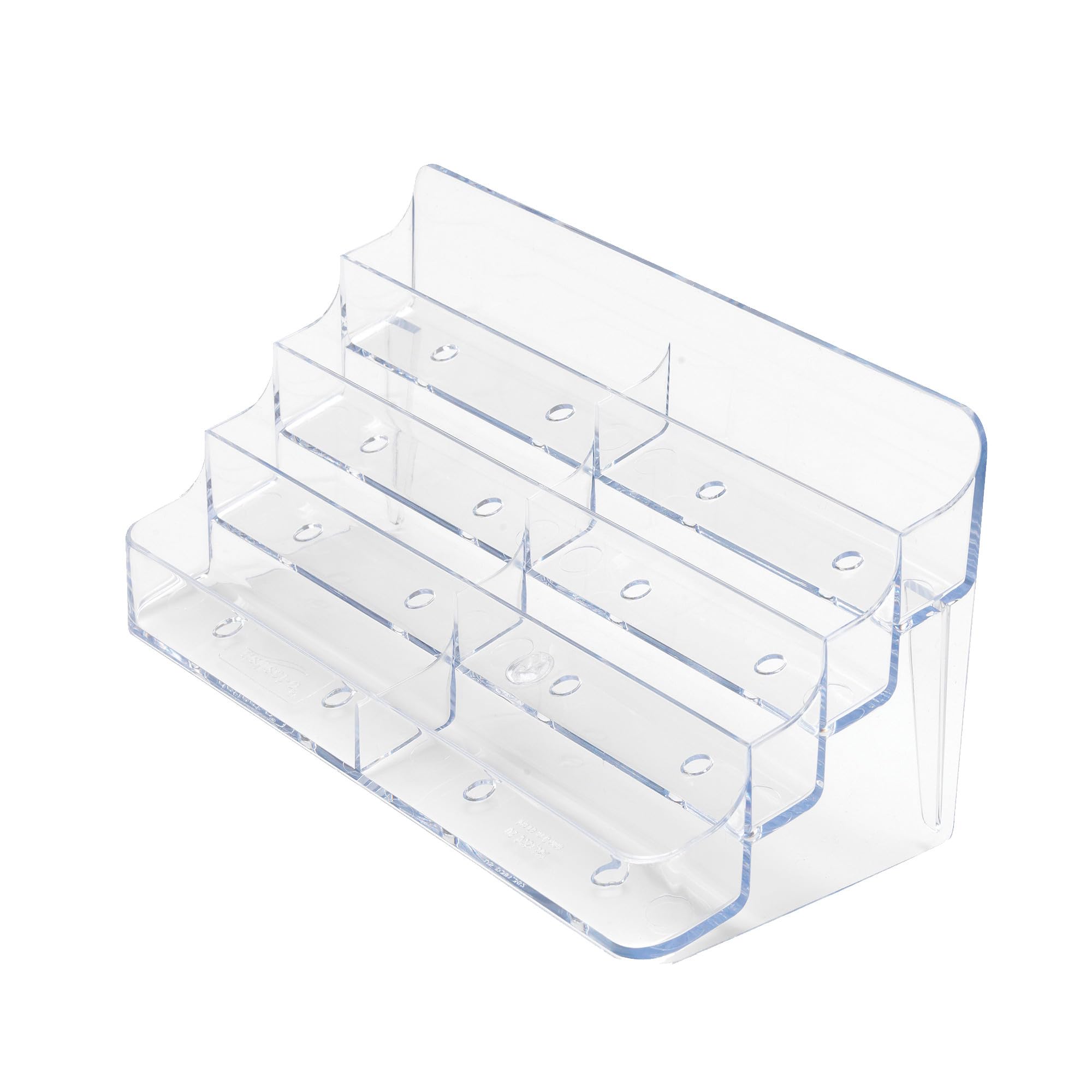 Deflecto Business Card Holder Desktop 8 Pockets Clear Ref 70801