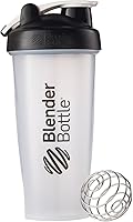 BlenderBottle Classic Loop Top Shaker Bottle, Clear Black, 28-Ounce