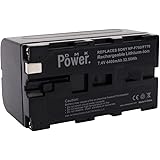 F750 Battery 7.4v 4400mAh 32.56wh Compatible with Sony Dcr-vx1000 Dcr-vx2000r