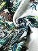 DJT Women's Batwing Sleeve Round Neck Flower Semi Sheer Top One Size Green #4