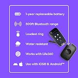 Life360 Tile Pro Bluetooth Tracker Key Finder iOS Android 500 feet IP68 Black view 7