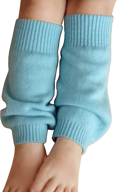 Amazon Prodigal プロディガル カシミヤ 100 レッグウォーマー キッズ Kidsサイズ アクアブルー ファッション小物 通販