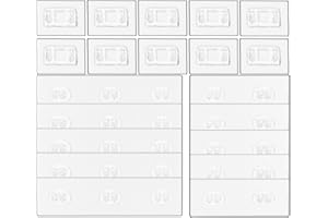 UTOOK 20pcs Shower Caddy Adhesive Replacement, Strong Adhesive for Shower Caddy Sticker, Shower Caddy Adhesive No Drilling for Corner Shelf Basket, Bathroom Storage Shelves, Kitchen Racks and Soap Holder