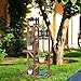 Giantex Wood Plant Stand Rack 5 Tier 6 Potted, Multiple Plant Stand Flower Pots Holder Display Shelf Rack Planter Indoor Outdoor for Garden Corner Balcony Patio Living Room