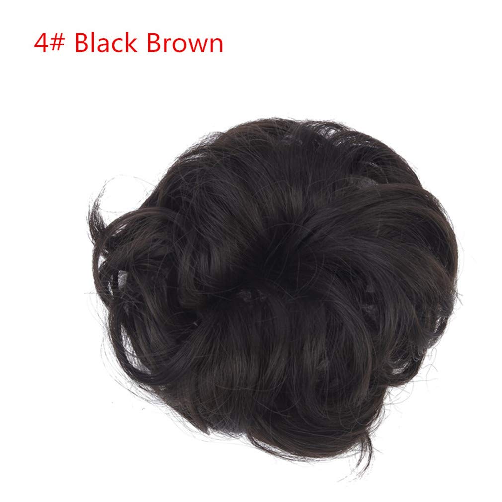 Amazon Com Synthetic Chignons Hair Scrunchies Extensions Hair