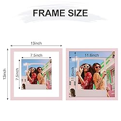 Vittanly 12x12 Picture Frame, Engineered Wood with