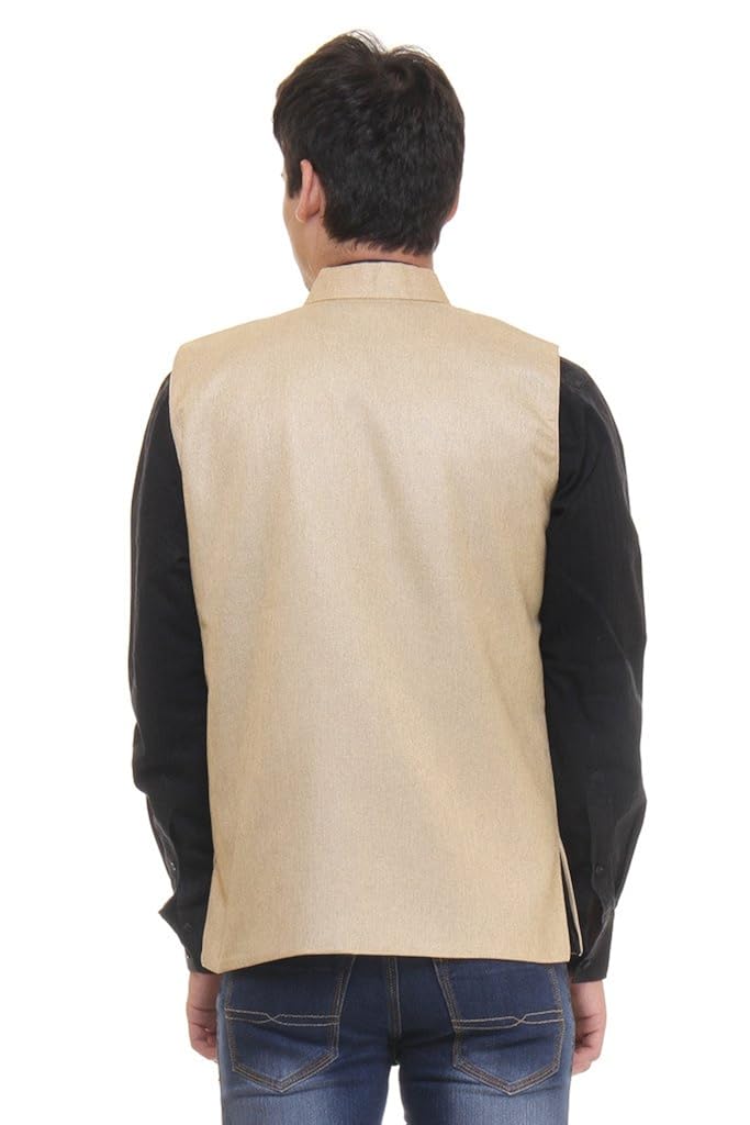 routeen beige casual formal modi waistcoat jackets for men