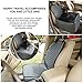 Petacc Front Car Seat Covers for Pets Nonslip Truck Seat Covers Washable Car Seat Protector Design for All Cars, Trucks & SUVs, Black