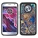 Moto X4 Case, LEEGU [Shock Absorption] Dual Layer Heavy Duty Protective Silicone Plastic Cover Rugged Case for Motorola Moto X (4th Generation) 2017 - Gear Wheel