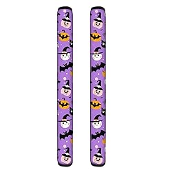 ASQVTIFE Black Cat Fridge Handle Covers Set of