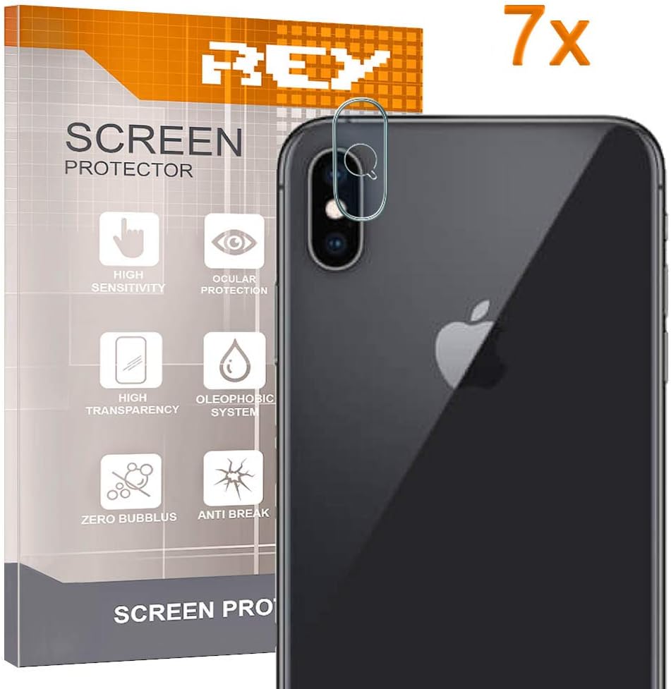 REY Pack 7x Screen Protector for Camera for iPhone X - iPhone XS, Premium quality