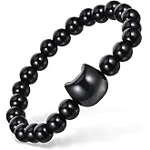 Azefnuhk 1Pcs Prosperity Bracelet Cat Design, Money Attraction Obsidian Beaded Bracelet, Cats Bracelets for Women, Wealth Prosperity Abundance, Spiritual Jewelry, Good Luck Charm Cat Lover Stuff