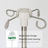 Morimoe IV Drip Stand Stainless Steel Adjustable Height 200cm 4 Hooks view 7