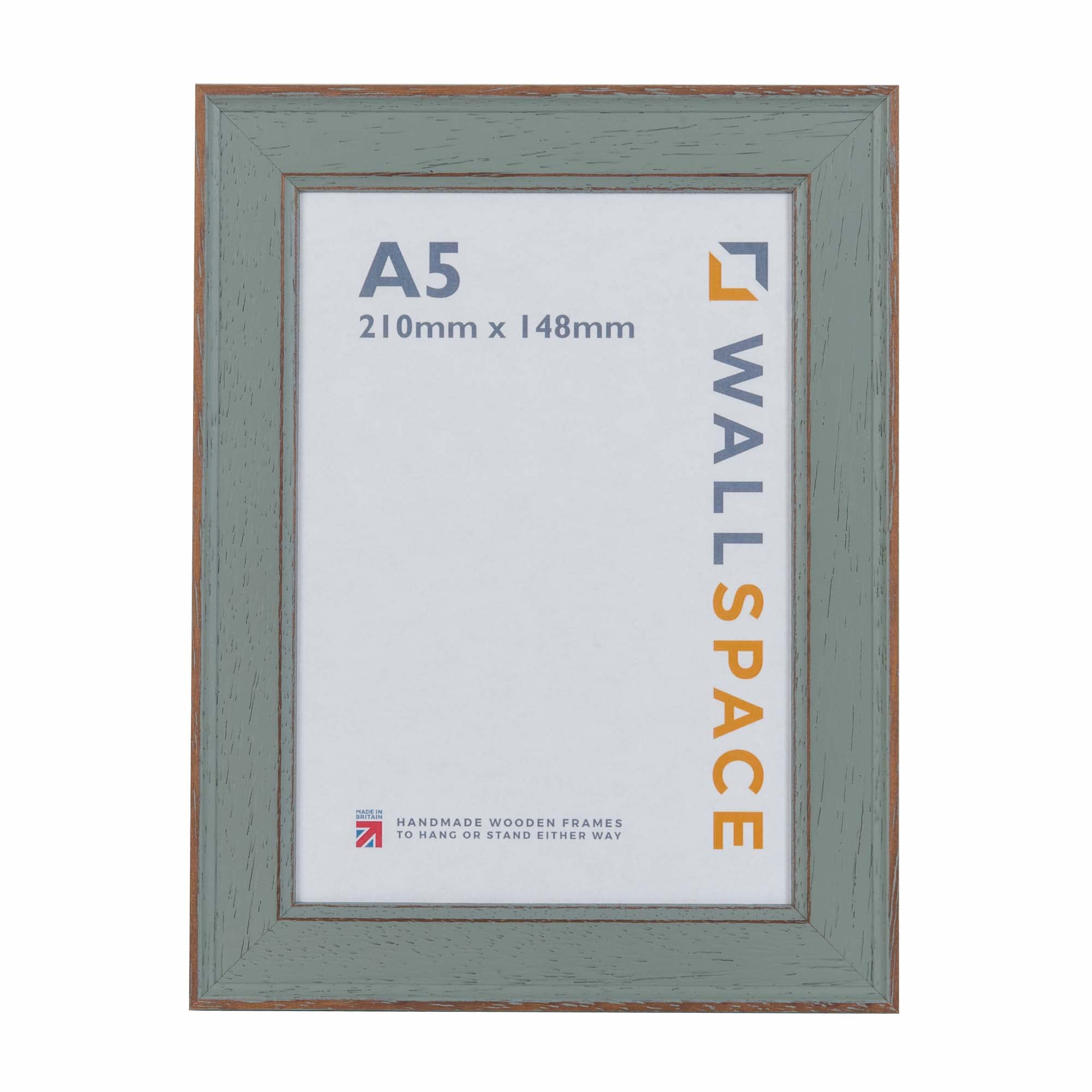 Wall Space A5 Green Frame | Shabby Chic Photo A5 Wood Frames Every Picture is made from SOLID WOOD and has REAL GLASS,