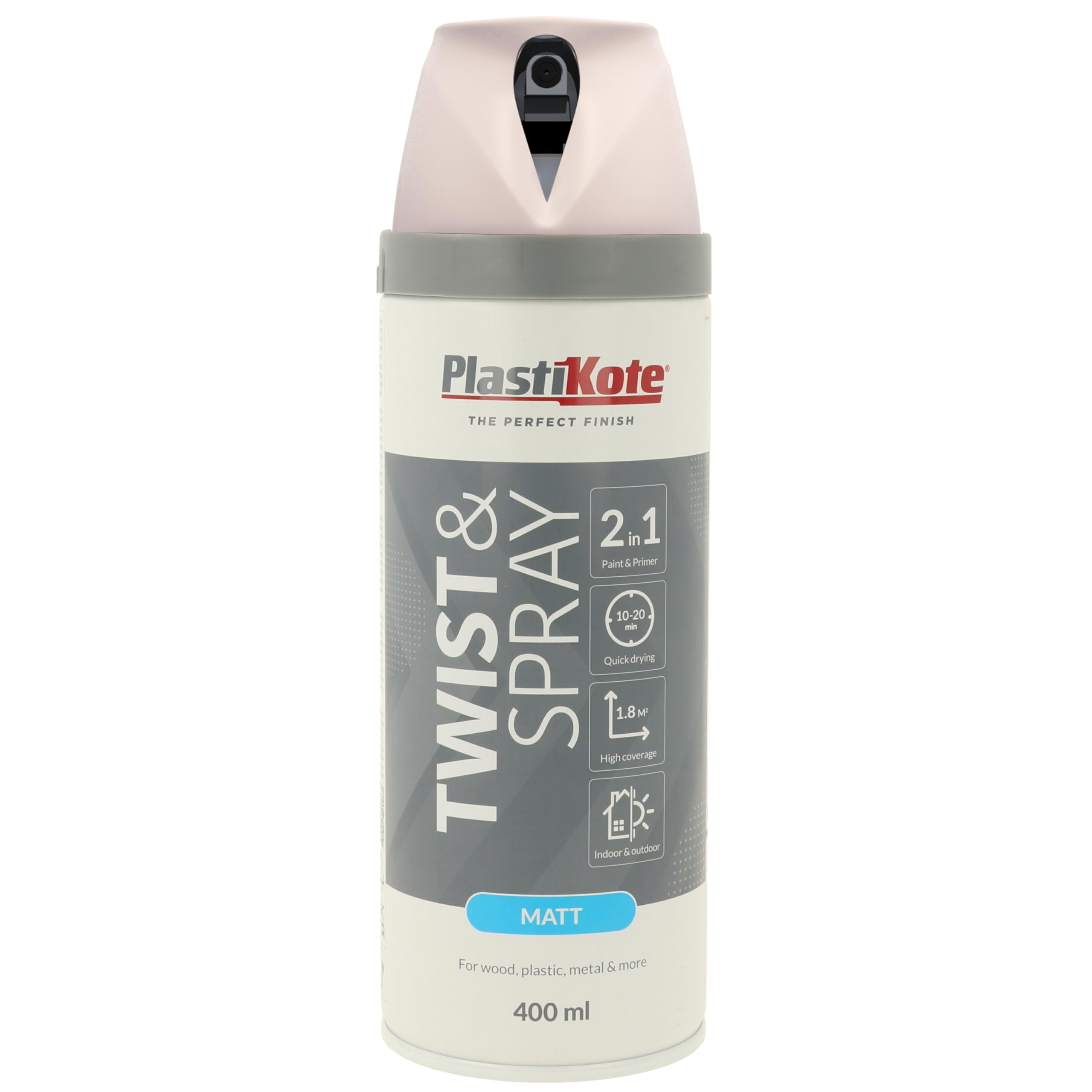 PlastiKote 023103 Twist & Spray antique white matt 400 ml