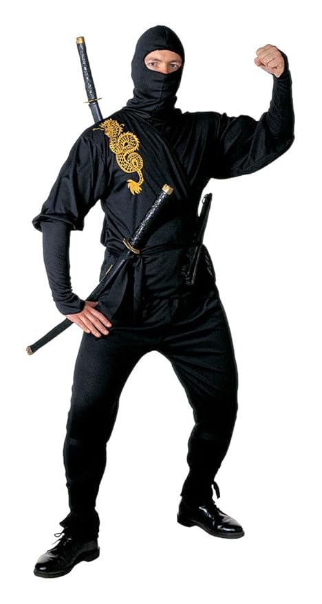 Amazon.com: Mens Ninja Costume Small Uk 38/40