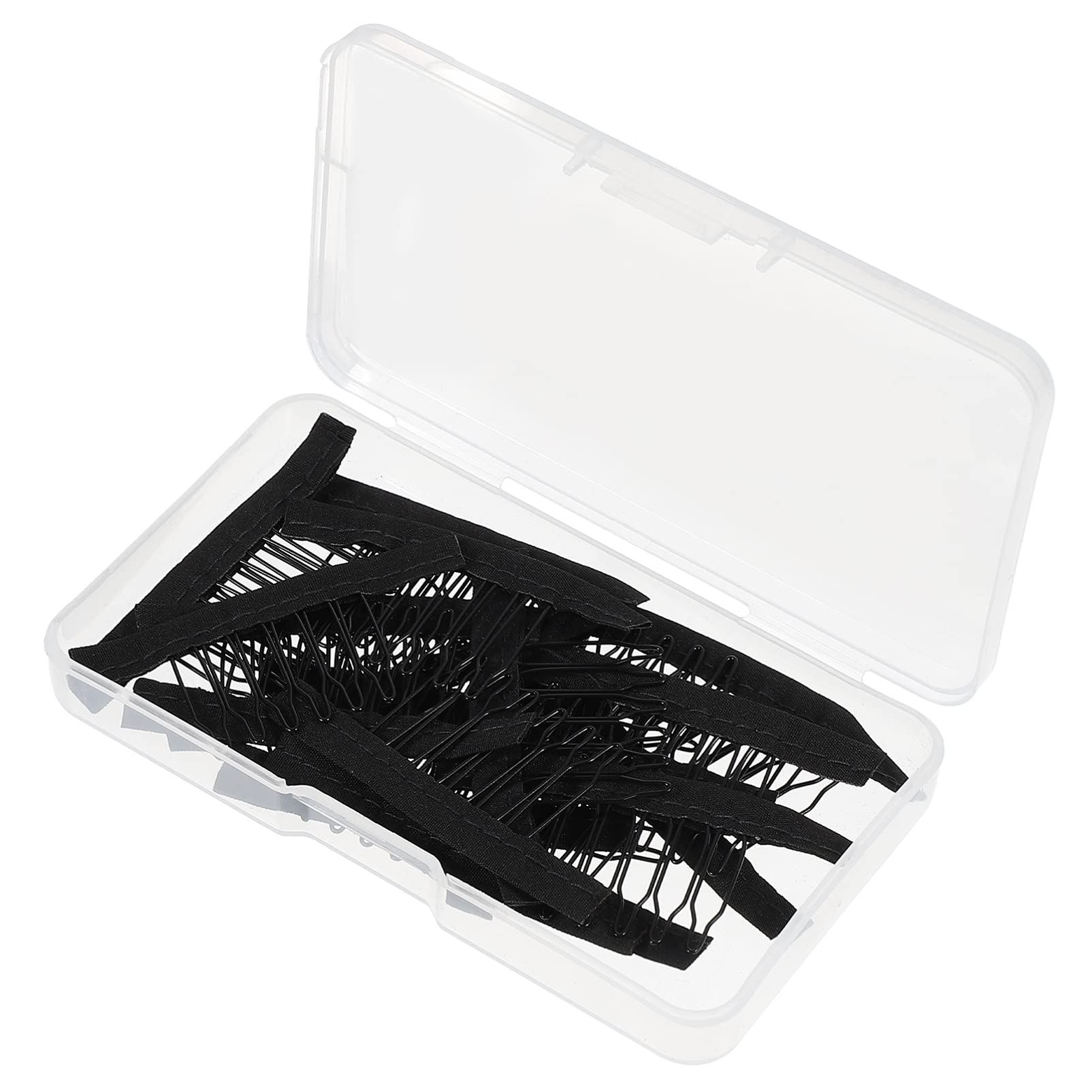 Lurrose 20pcs Wig Clips Plastic Snap Wig Combs for Making s Fake Hair Piece Clip Accessories