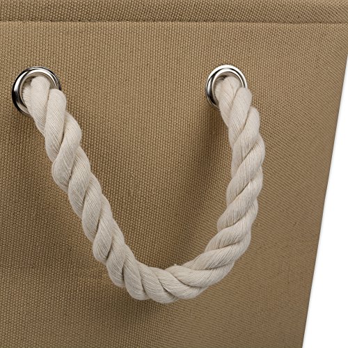 DII Bone Dry Medium Rectangle Pet Toy and Accessory Storage Bin, 16x10x12", Collapsible Organizer Storage Basket for Home Dcor, Pet Toy, Blankets, Leashes and Food-Taupe Paw Print