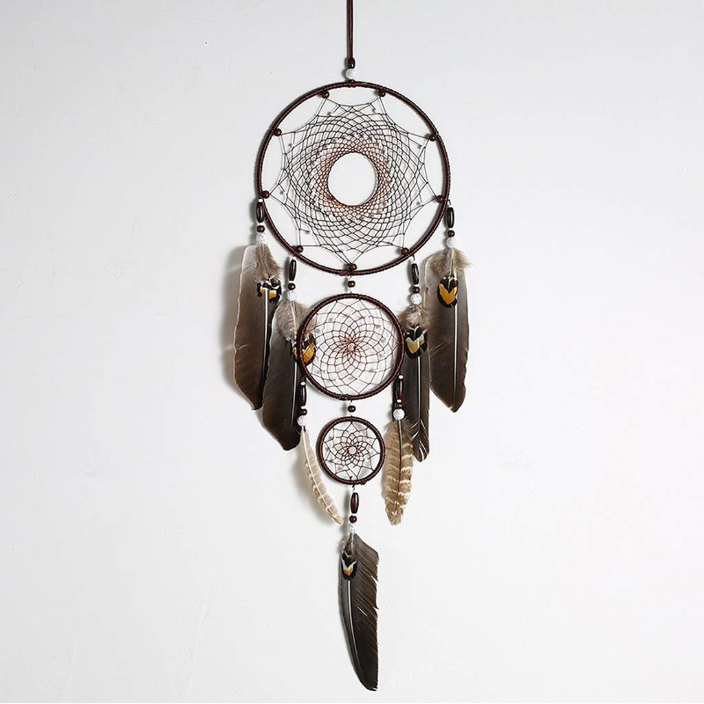 UXZDX Colorful Handmade Big Dream Catcher with Feather Wall Hangings Living Room Decorative Ornament Craft Gift