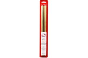 K&S 3400 Round Brass Telescopic Tubing Assortment, Small, 12 Pieces, Made in USA