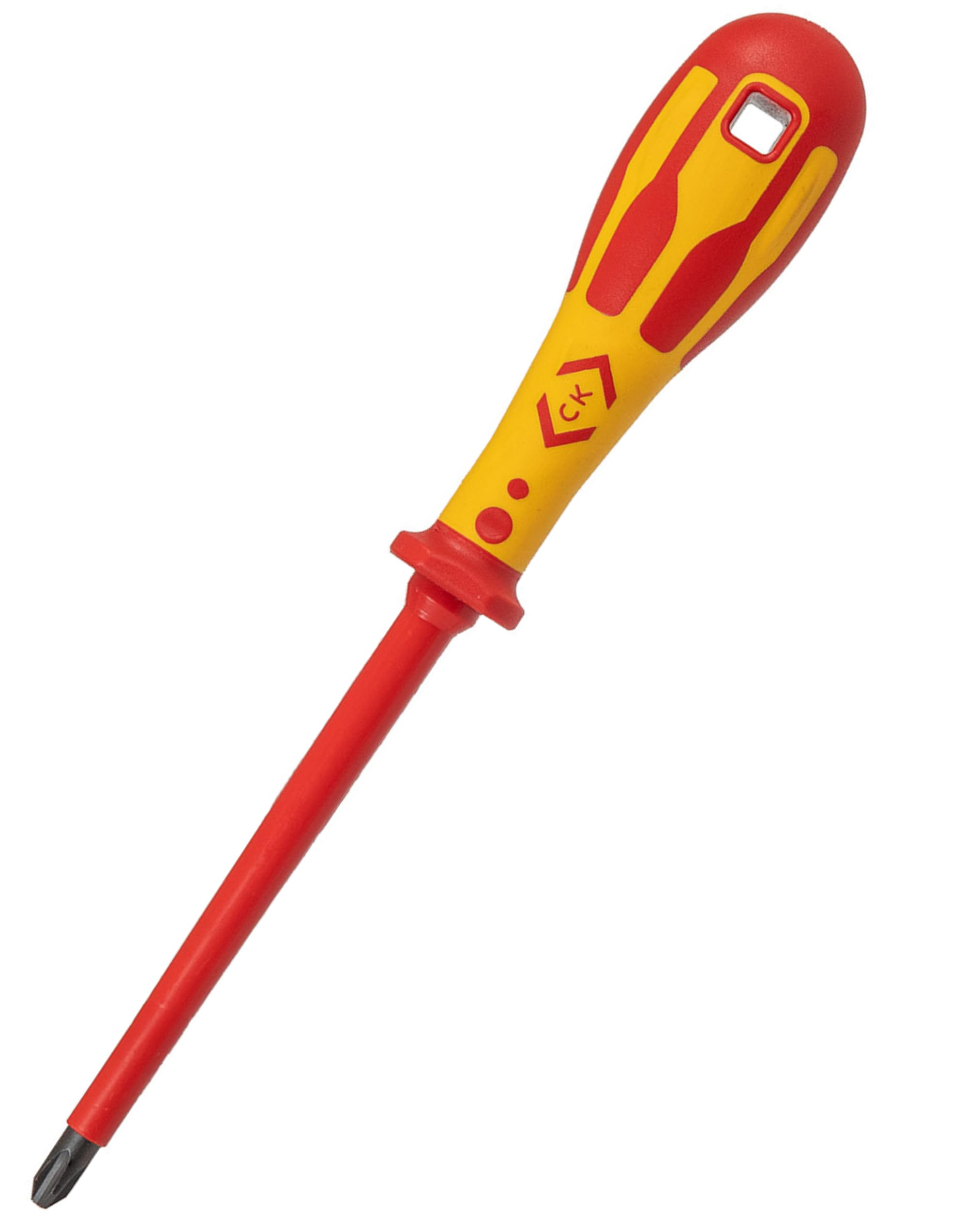 C.K Dextro VDE Phillips Head Screwdriver PH3 x 150mm, Electricians Insulated Philips Screwdrivers, 10,000v Test, Precision Grip Tip, Electrical Terminal Screw Driver, Heavy Duty Hand Tools T49142-3 — image 1