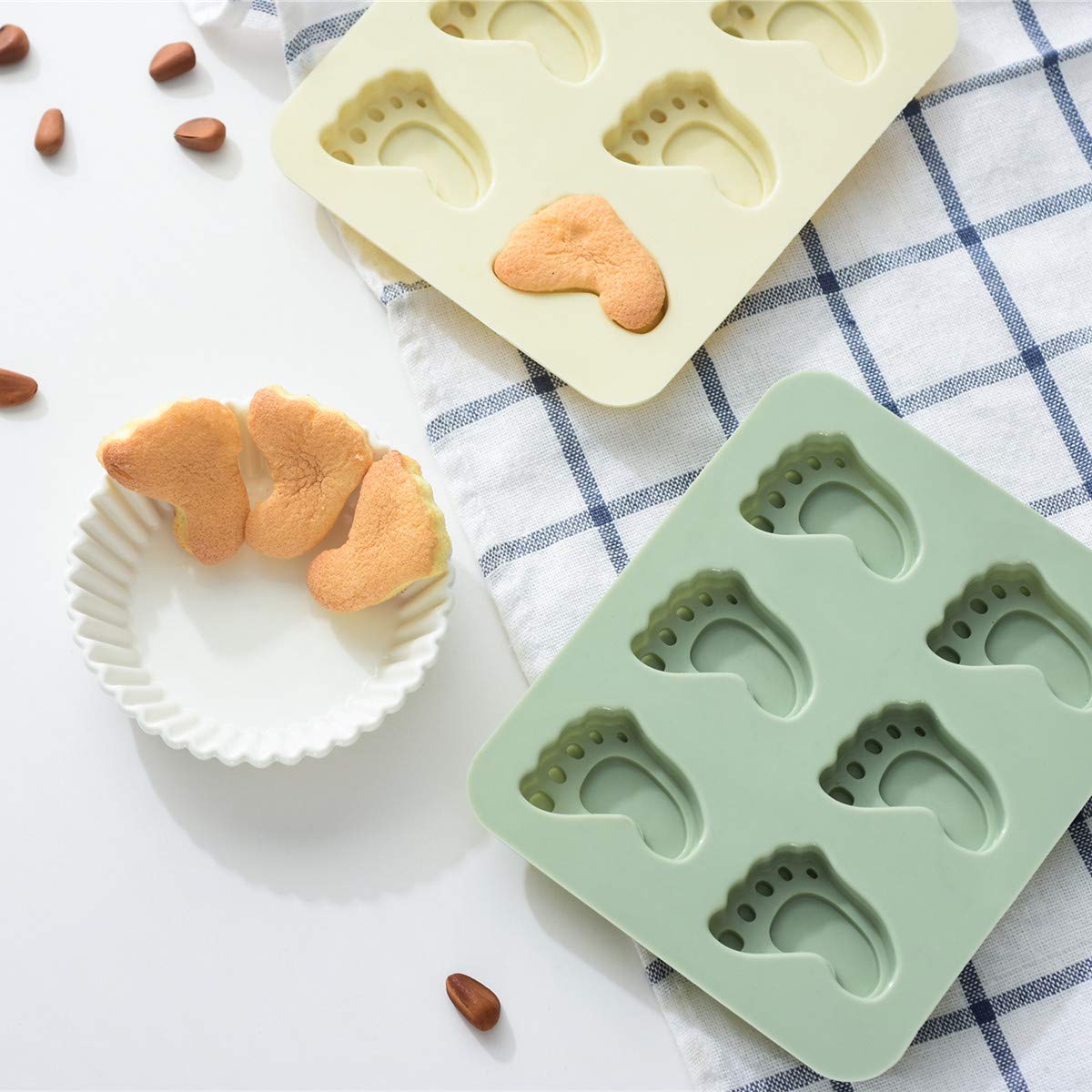 Tang Xiao Bang Diamond Silicone Chocolate Mold 20 Cavities Candy Making Molds DIY Mould for Mousse Jelly Cookie