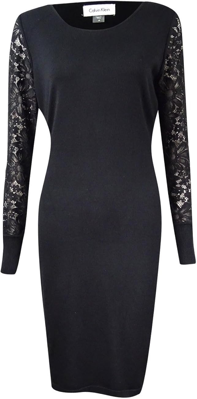 petite black sweater dress