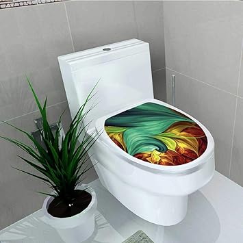 Amazon De Analisa A Houk Vinyl Aufkleber Fuchs Im Winter Baume Orange Grau Dekor Badezimmer Wc B6 X