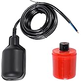LYCC Float Switch for Water Tank, Plugless IP68, 13FT Cord 220V 4A | Adjustable counterweight float switch for water tank, sump pump &amp; septic; dual fill/drain wiring; 13FT copper cord