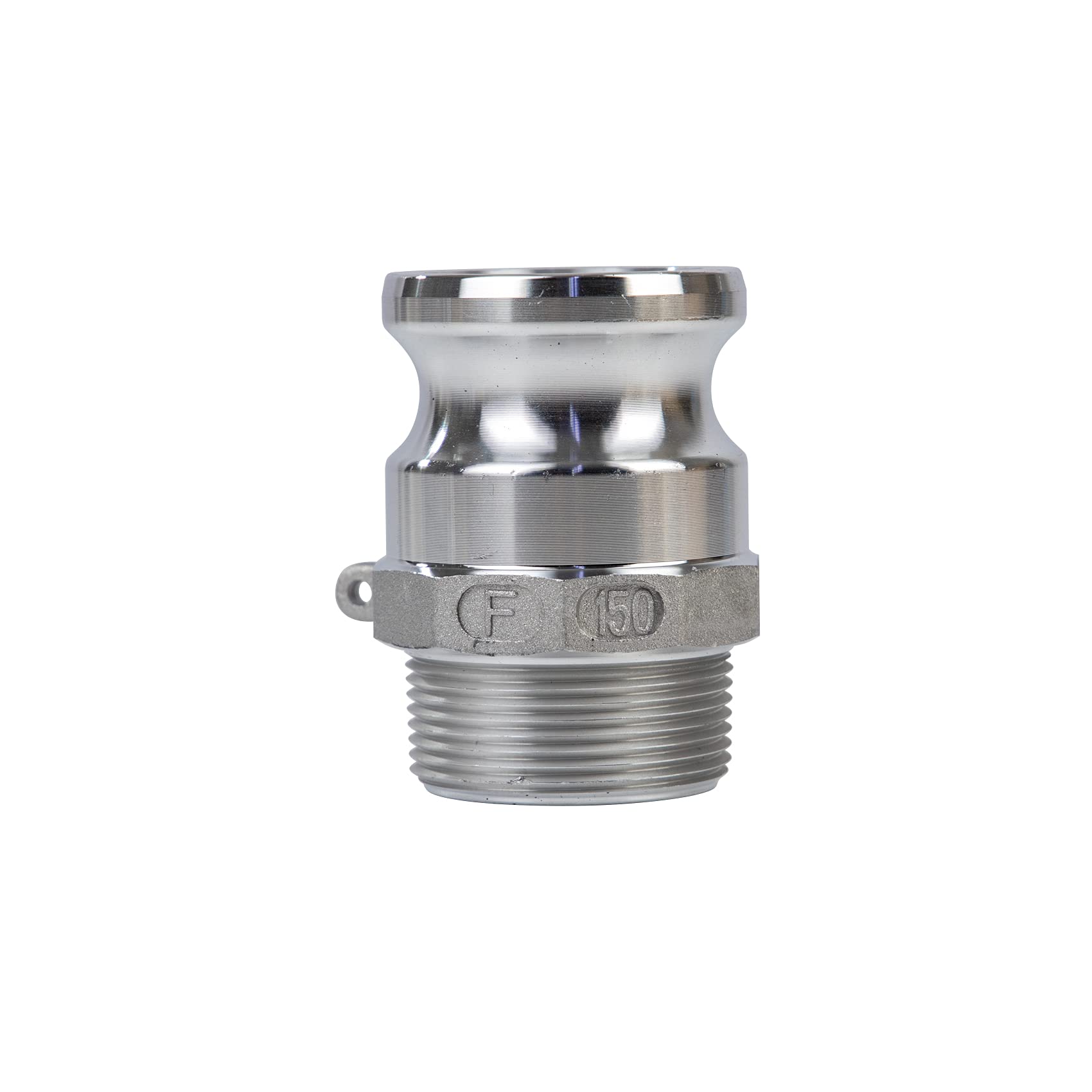 Photo 1 of Quafwia 2 pcs Aluminum camlock Fittings (1-1/2" Type F) Cam & Groove Hose Fittings, cam Lock Fittings Male Adapter x Hose Shank cam Lock Fittings camlock Coupling (1-1/2'')