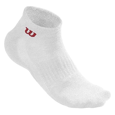 Wilson - WRA512700 - Men&amp;#39;s Quarter Socks - Size SL 39-46 - Pack of 3 - White
