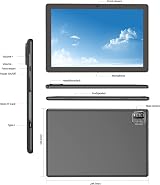 PRITOM 10 Inch Android 12 Tablet 3GB RAM 64GB Storage Quad Core WiFi HD IPS view 6