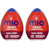(2 Pack) MIO ENERGY Black Cherry, 1.62 fluid ounce each