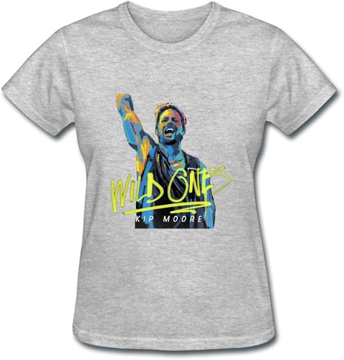 Amazon.com: FSCYHX Women's T-Shirts Kip Moore Wild Ones Up All Night (5402741388341): Books