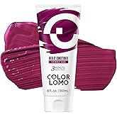 COLORLOMO Semi Permanent Hair Color - 6 oz Color Depositing Conditioner with Shea Butter & Almond Oil- Color Conditioner Depositing Hair Mask - Vegan, Paraben, Ammonia & Sulfate Free -Merlot