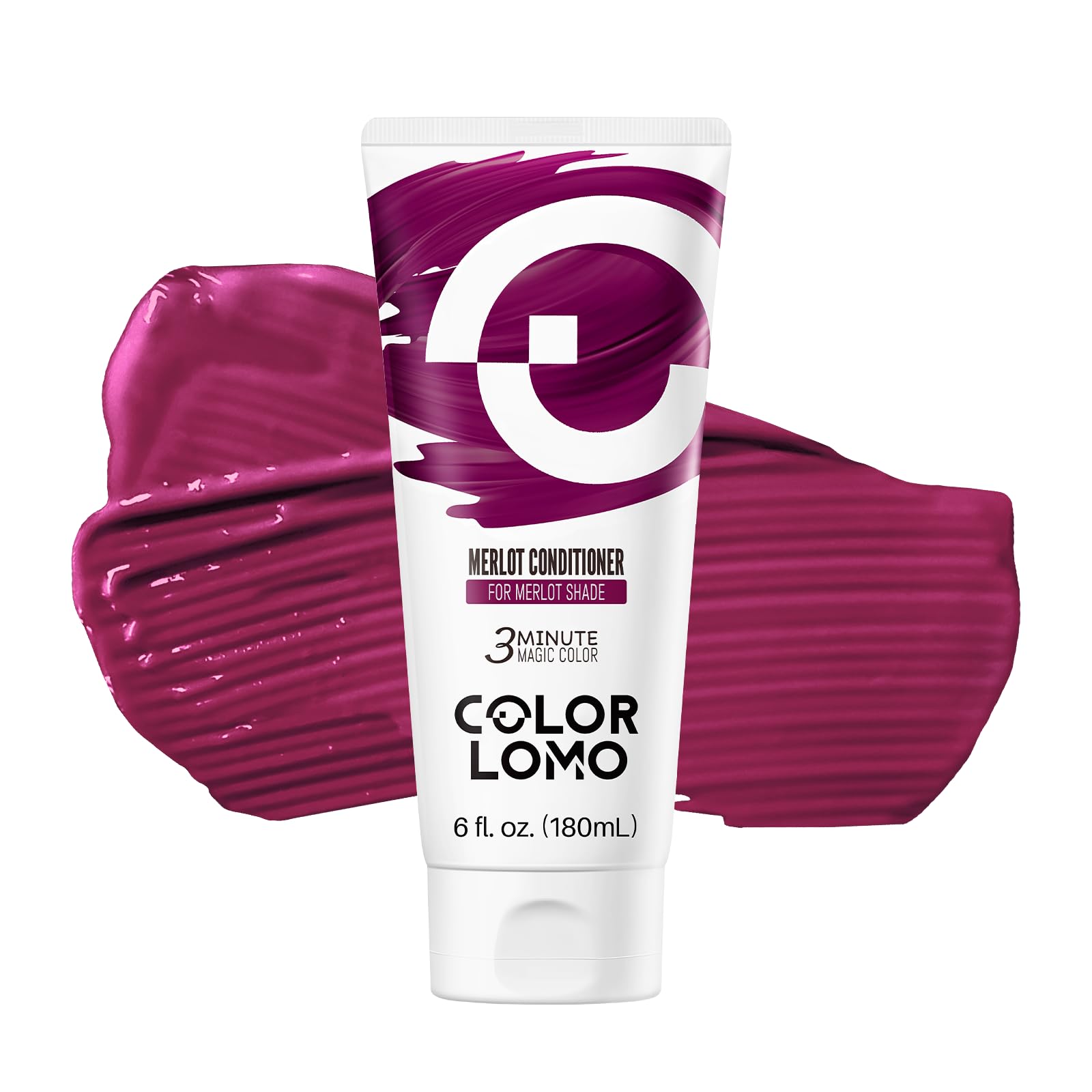 Photo 1 of COLORLOMO Semi Permanent Hair Color - 6 oz Color Depositing Conditioner with Shea Butter & Almond Oil- Color Conditioner Depositing Hair Mask - Vegan, Paraben, Ammonia & Sulfate Free -Merlot