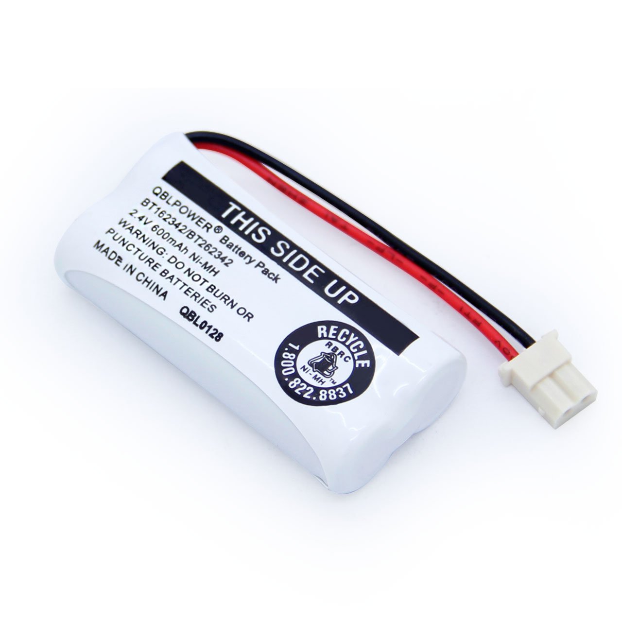 QBLPOWER BT162342 BT262342 Battery Compatible with BT183342 BT283342 BT166342 BT266342 CS6114 CS6419 CS6719 EL52300 CL80111 Cordless Phone (Pack of 2)