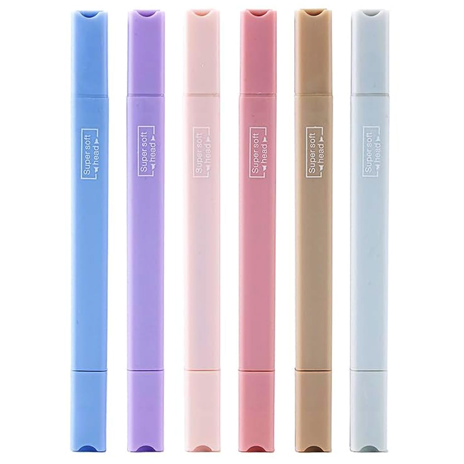 Photo 1 of  2 konket 6Pcs Bible Highlighters, Assorted Colors Pens No Bleed, Pastel highlighters Quick Dry, Aesthetic Cute Markers, for Bible Journaling Accessories School Supplies and Office (Morandi)